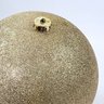Bola de Natal Dourada Glitter 20cm Decoração Árvore - 5