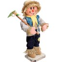 Ver imagem 2 de Kit Casal Espantalhos Festa Junina Fazenda Xará Sítio 50cm