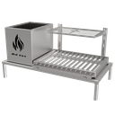 Ver imagem 1 de Churrasqueira Hotbox Parrilla para Alvenaria - 1 Firebox + 1 Grelha Argentina