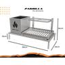 Churrasqueira Hotbox Parrilla Para Alvenaria - 1 Firebox + 1 Grelha Argentina - 2