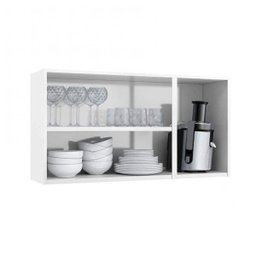 Armário Aéreo 3 Portas com Vidro Novitá Telasul - 2