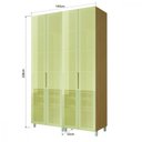 Ver imagem 2 de Cristaleira 4 Portas Vidro Reflecta Nesher 140cm 100% MDF