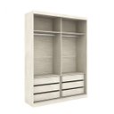 Ver imagem 2 de Guarda-Roupa Modulado 2 Portas 6 Gavetas 2 Cabideiros 176cm Supreme Robel