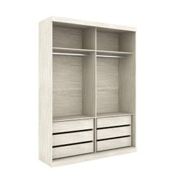 Guarda-Roupa Modulado 2 Portas 6 Gavetas 2 Cabideiros 176cm Supreme Robel - 2 Guarda-Roupa Modulado 2 Portas 6 Gavetas 2 Cabideiros 176cm Supreme Robel - 2