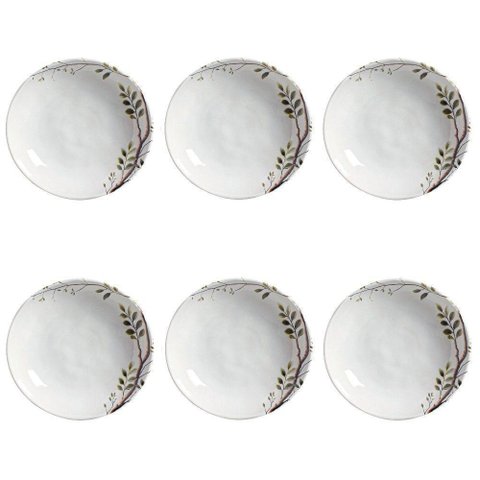 Conjunto de Pratos Fundos 06 Peças Bio Birdy Porto Brasil