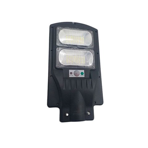 Luminária Pública Solar 2 Modulos 100w 6000k Preta-mayler