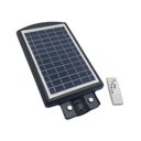 Ver imagem 2 de Luminária Pública Solar 2 Modulos 100w 6000k Preta-mayler