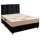 Ver imagem 1 de Kit Cama Box + Cabeceira + Colchão Casal D33 Inovaflex - Preto