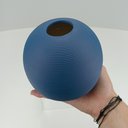 Ver imagem 5 de Vaso Decorativo de Cerâmica Azul 11x12x12cm Enfeite Sala Mesa Estante Aparador