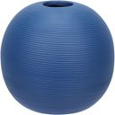 Ver imagem 1 de Vaso Decorativo de Cerâmica Azul 11x12x12cm Enfeite Sala Mesa Estante Aparador