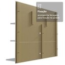 Ver imagem 7 de Rack com Painel para Tv até 60 Polegadas 180 Cm com Pés Branco/rustic Cancun Madesa Branco/rustic