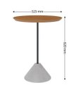 Ver imagem 2 de Mesa Lateral Stone Grande Nature 401811
