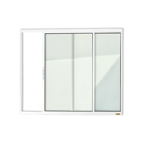 Janela Alumínio Confort 2F.80 x 80 V.Liso Branco Brimak