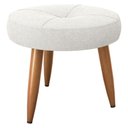 Ver imagem 1 de Puff Decorativa Redondo Veneza Boucle Bege