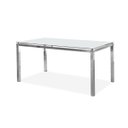 Ver imagem 3 de Conjunto Sala de Jantar Aço Mesa Tampo de Vidro Olivia 6 Cadeiras Deise Yescasa