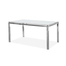 Conjunto Sala de Jantar Aço Mesa Tampo de Vidro Olivia 6 Cadeiras Deise Yescasa - 3