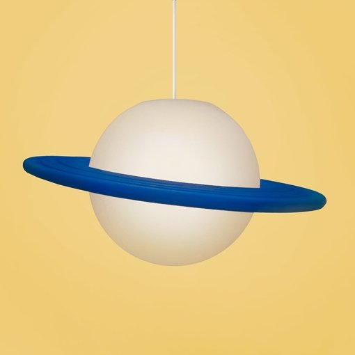 Luminária Pendente Infantil Planeta Saturno - 5