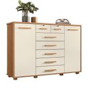 Ver imagem 4 de Cômoda 2 Portas 7 Gavetas Fontana 110x160x45 Cm