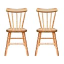 Ver imagem 1 de Cadeira de Madeira Natural Country Dalas - Conjunto com 2 Unidades