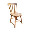Ver imagem 2 de Cadeira de Madeira Natural Country Dalas - Conjunto com 2 Unidades