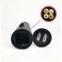 Ver imagem 4 de Abridor De Vinho Saca Rolha Automático Elétrico A Pilha: Preto