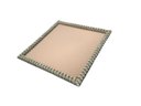 Ver imagem 1 de Bandeja Espelhada Rosé Quadrada com Strass 20x20cm