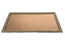 Ver imagem 2 de Bandeja Espelhada Rosé Quadrada com Strass 20x20cm