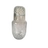 Moringa Vidro Transparente Lapidado 500ml com Copo Lyor - 4