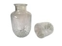 Ver imagem 3 de Moringa Vidro Transparente Lapidado 500ml com Copo Lyor