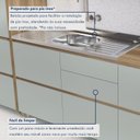 Ver imagem 4 de Cozinha Rainha 5 Peças 8 Portas Reflecta 100% Mdf