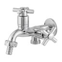 Ver imagem 1 de Torneira Lavanderia Tanque Máquina de Lavar 2 Saídas ABS 1/4