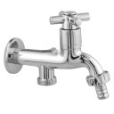 Ver imagem 2 de Torneira Lavanderia Tanque Máquina de Lavar 2 Saídas ABS 1/4