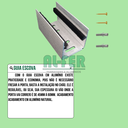 Ver imagem 7 de Kit para Porta até 90cm Roldana Aparente Tubular Prata - 1,80m (sem a Porta)