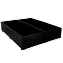 Ver imagem 6 de Box Baú King Bipartido Sintético Mega Cama-preto