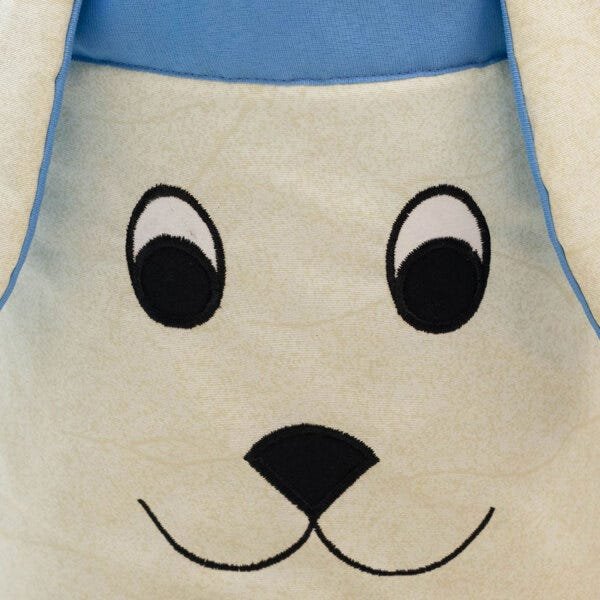 Cesto Organizador Quarto de Bebê Tamanho Médio Cachorro Azul - 2