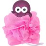 Esponja de Banho Infantil Em Nylon Coleção Oceano Marco Boni:Rosa/Polvo - 1