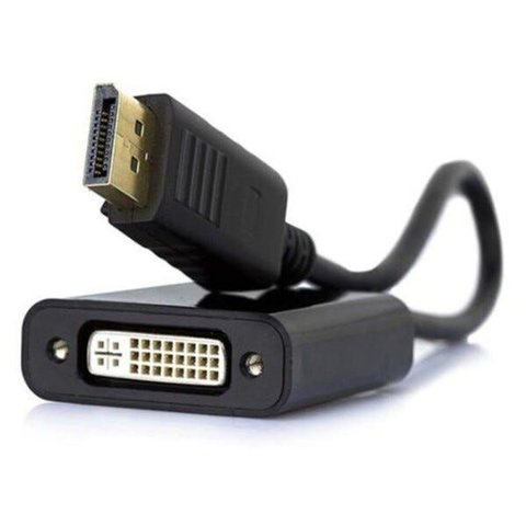Cabo Dvi Conversor Displayport Macho X Dvi-Fêmea Inversor