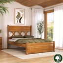 Ver imagem 1 de Cama X Solteiro Madeira Maciça Marrom/Mogno/Mel