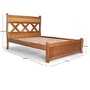Ver imagem 3 de Cama X Solteiro Madeira Maciça Marrom/Mogno/Mel