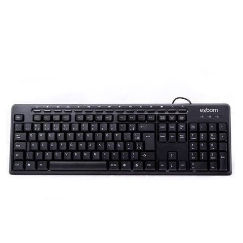 Teclado C3 Tech ABNT2 - Kb-12BK Tecrado para Pc e Note