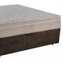 Ver imagem 5 de Cama Box Casal Suede + Colchão Sereneprime Molas Ensacadas 138x188x65 Marrom