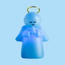 Ver imagem 1 de Anjo Luminária - Azul