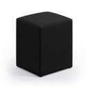 Ver imagem 3 de Kit 2 Poltronas Orion Bordada com Puff Izar Courino Preto Aradecor