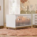 Ver imagem 5 de Berço Mini Cama 2 em 1 Quarto Infantil Bebê Q Encanto Slim 4315 Qmovi Branco - Qmovi