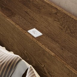 Cabeceira com Mesas Laterais 2 Gavetas 100% Mdf Santorini Brauna - Móveis Europa - 4