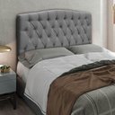 Ver imagem 4 de Cabeceira Greta Cama Box Casal 140cm Linho Cinza