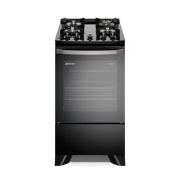 Fogão 4 Bocas Forno 72,6l Electrolux Efficient Preto – Bivolt - Fe4gp - 1
