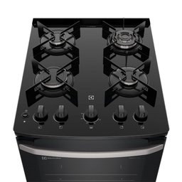 Fogão 4 Bocas Forno 72,6l Electrolux Efficient Preto – Bivolt - Fe4gp - 4