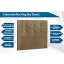 Ver imagem 2 de Painel de Cama Box Estofada Solteiro Clean Plus Suede Cinza - Simbal