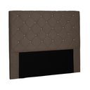 Ver imagem 1 de Cabeceira Tania Cama Box Casal 140cm Suede Caramelo